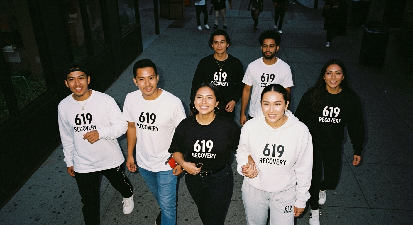 Apartment-style sober living interior — 619 Recovery San Diego