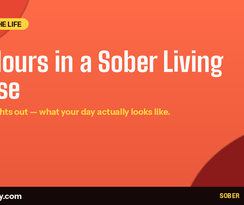 24 hours in a sober living house — typical day schedule at 619 Recovery San Diego