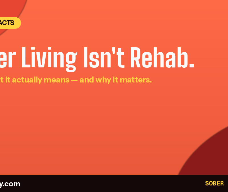 Sober living isn’t rehab — the real meaning of sober living house at 619 Recovery San Diego